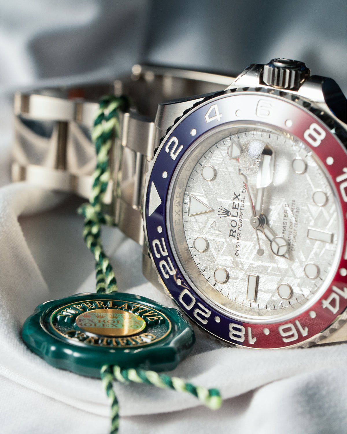 Rolex GMT-Master II White Gold Meteorite Dial – Broadwalk Watches